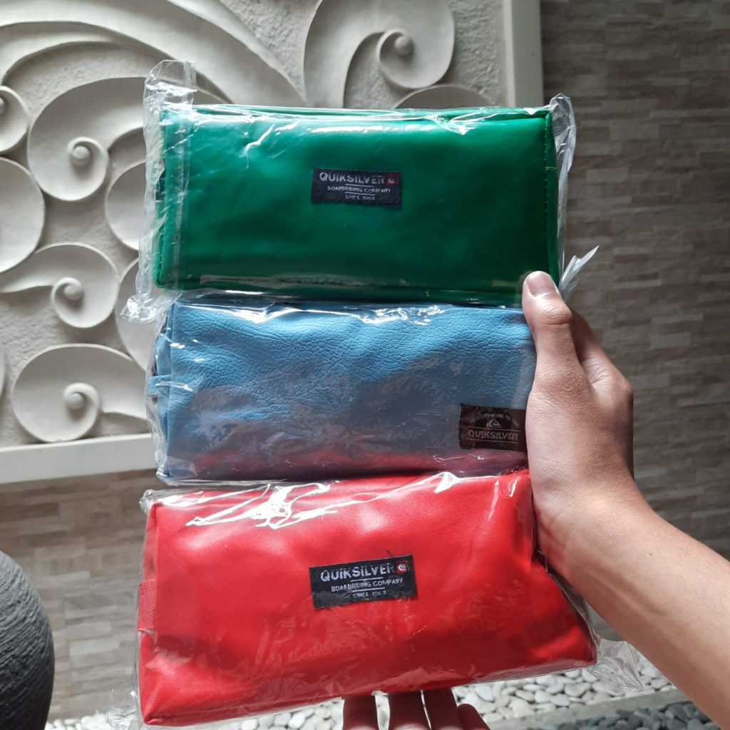 

[PCS] KOTAK PENSIL RESLETING POLOS SIMPLE QUIKSILVER / PENCIL CASE KULIAH / TEMPAT PENSIL POLOS SIMPLE