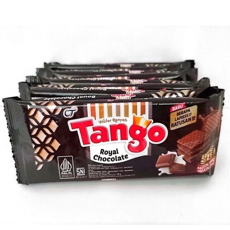 

(RENCENG) Tango Wafer Royal Chocolate 16gr Isi 10pcs