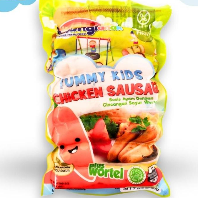 

Yummy Kids SOSIS AYAM - Pelangi Healthy Frozen Food