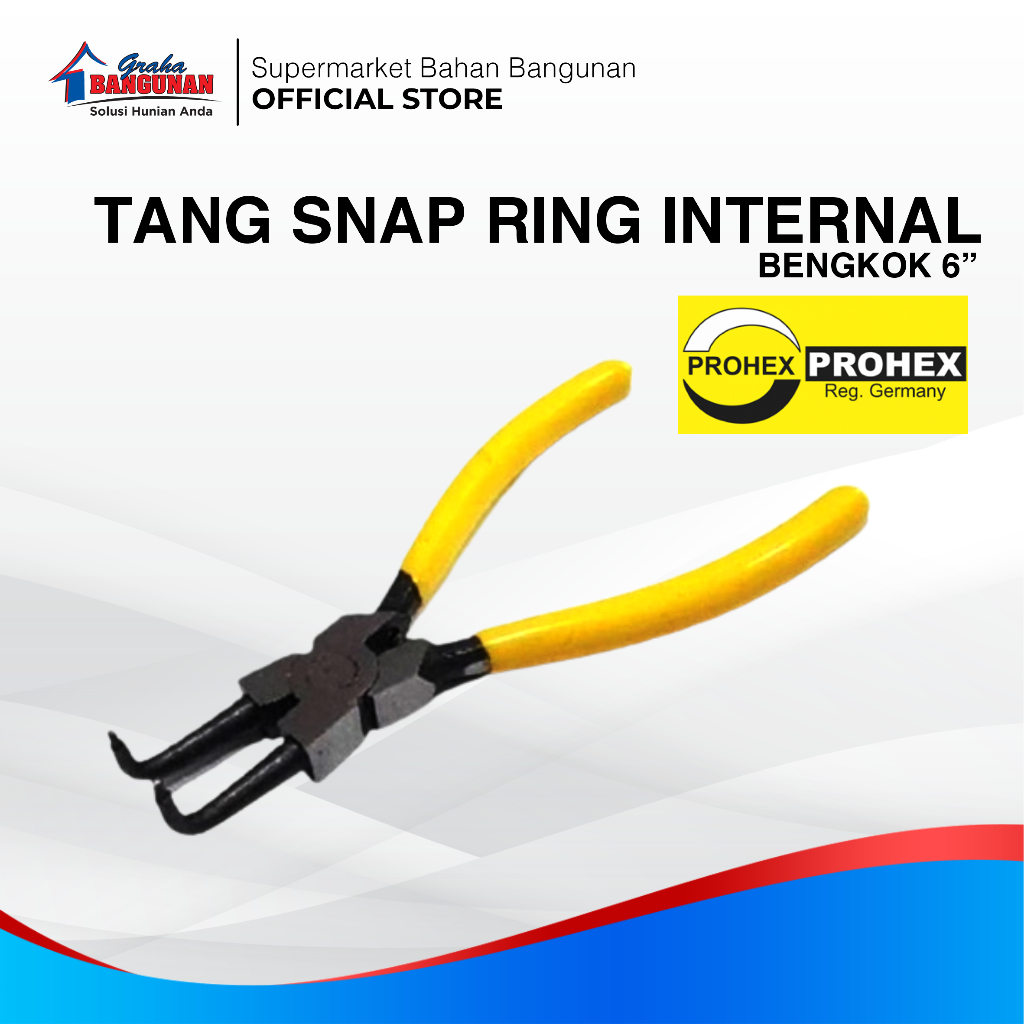 PROHEX TANG SNAP RING INTERNAL / TANG CIRCLIP / TANG KNIP MODEL BENGKOK