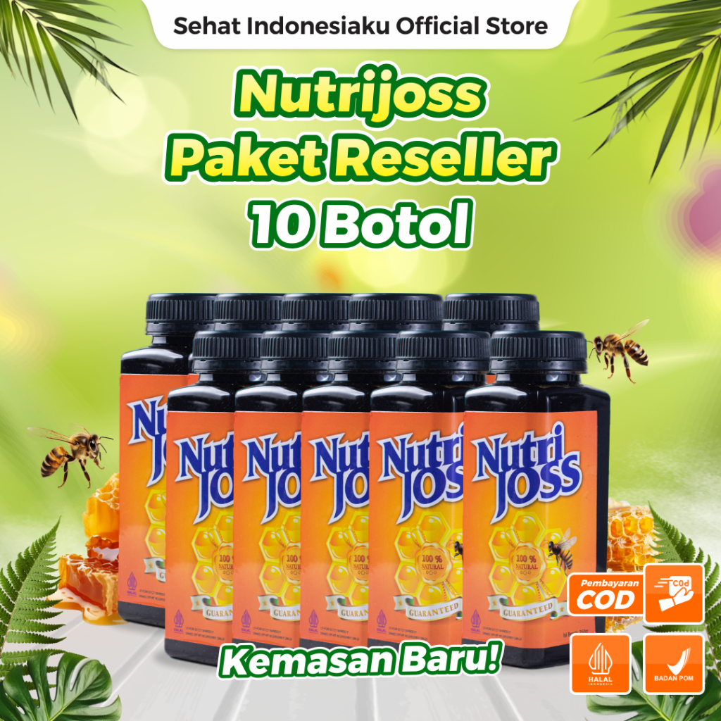 

Paket Reseller Nutrijoss 10 Botol Madu Hitam Pahit Untuk Kesehatan