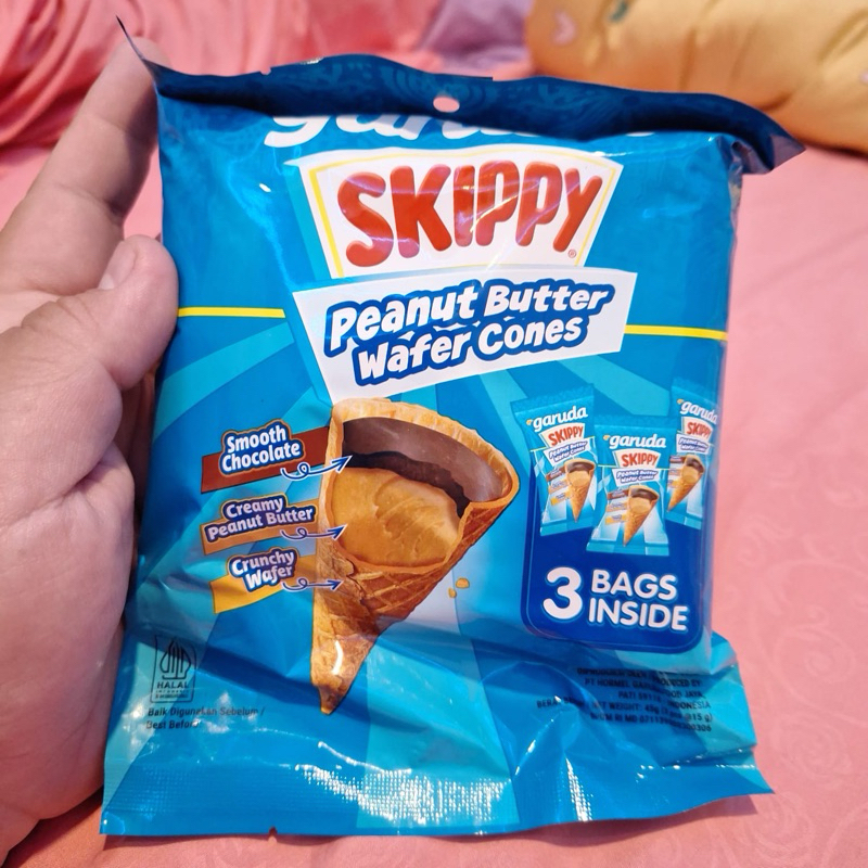 

GARUDA Skippy Peanut Butter Wafer Cones 3x15gram