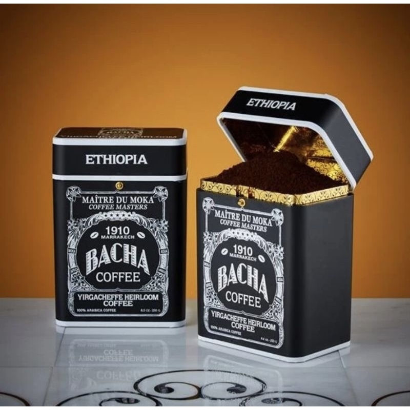 

Bacha Coffee Yirgacheffe 100% Arabica Ground Beans Medium Roast 250gr