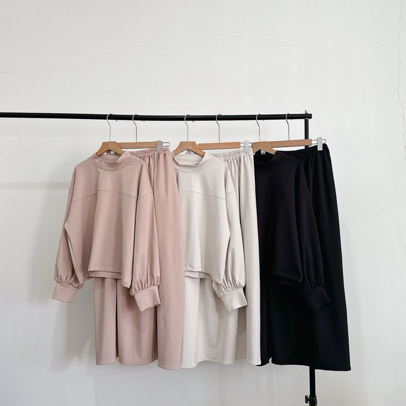 FAYE SET black - COTTONTREND PEKANBARU