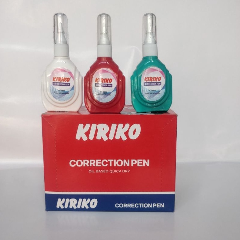 

Kiriko Corection Pen Per Pak isi 12pcs KODE L4U9