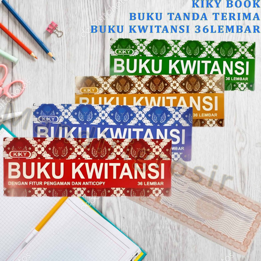 

Buku Kwintansi * Kiky * Buku Tanda Terima * Buku Pengaman & Anti Copy * Isi 36 Lembar