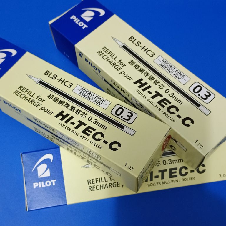 

REFILL ISI HITECC PILOT 3 4 5 1PAK12PCS ORIGINAL KODE Q8F9