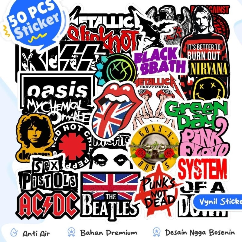 

stiker band nirvana