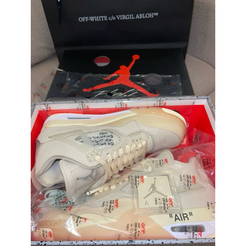 OFF-White™ Authentic x Nike Air Jordan 4 (RARE Limited) Retro CV9388-100 (2020)