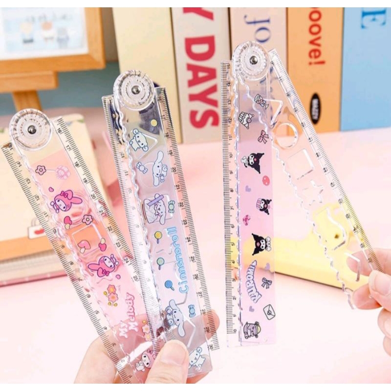 

penggaris sanrio lipat 30cm Premium Alat tulis Sekolah peralatan