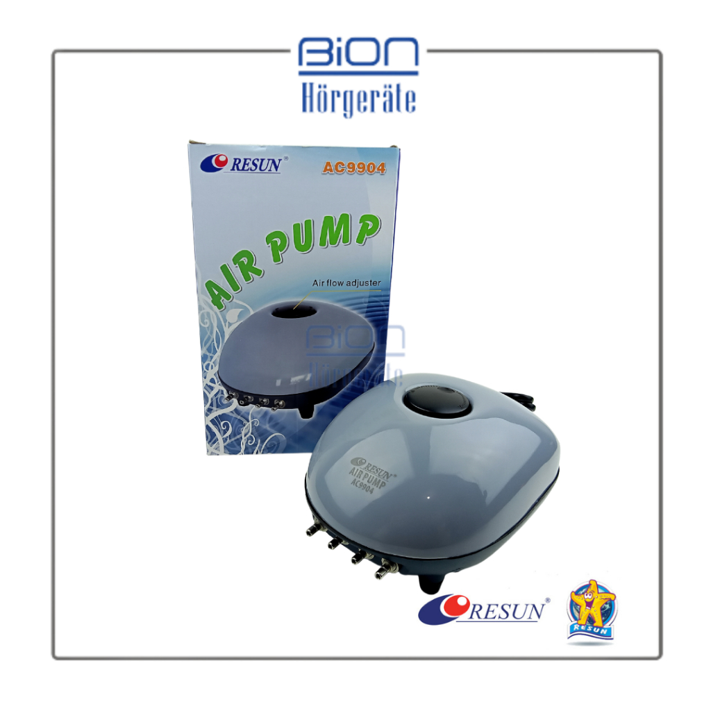 Air Pump Aquarium AC 9904 Merk Resun RESUN Pompa Udara Aerator AC9904