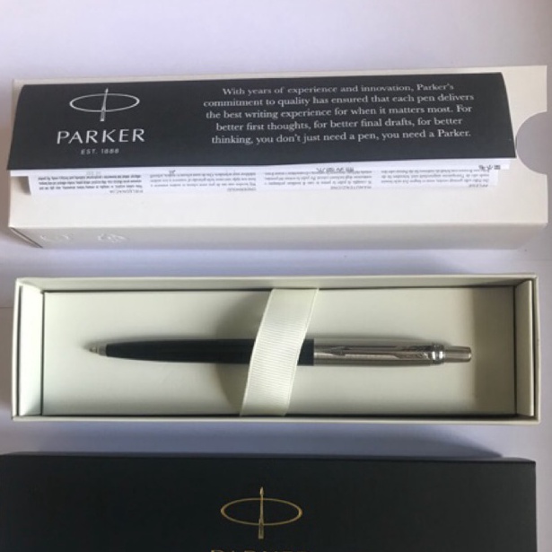 

Pulpen Parker Jotter SPC Black Ballpoint Crome Trim Klip Silver KODE O7F9