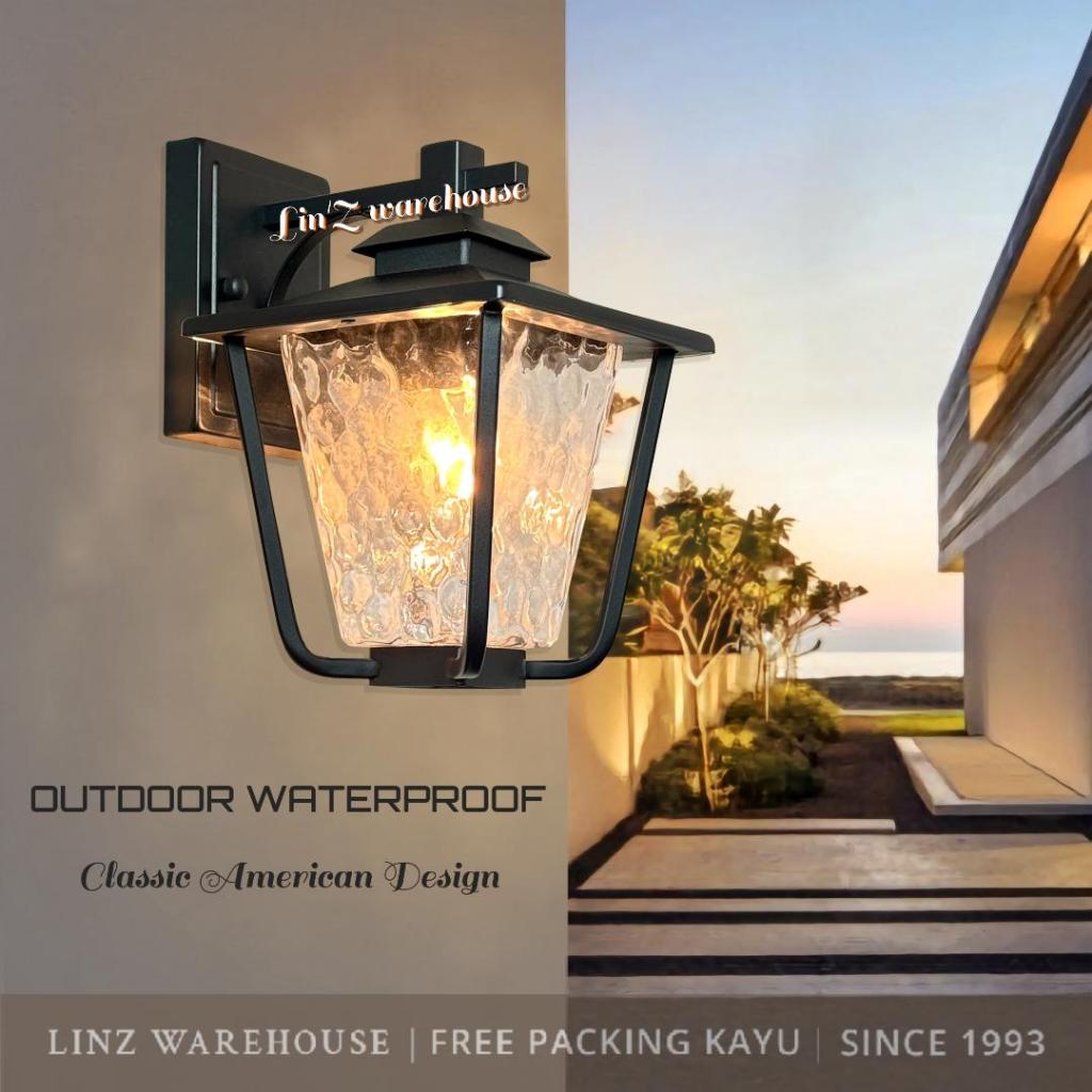 Lampu dinding CLASSIC AMERICAN OUTDOOR WATERPROOF SERIES 10 wall lamp