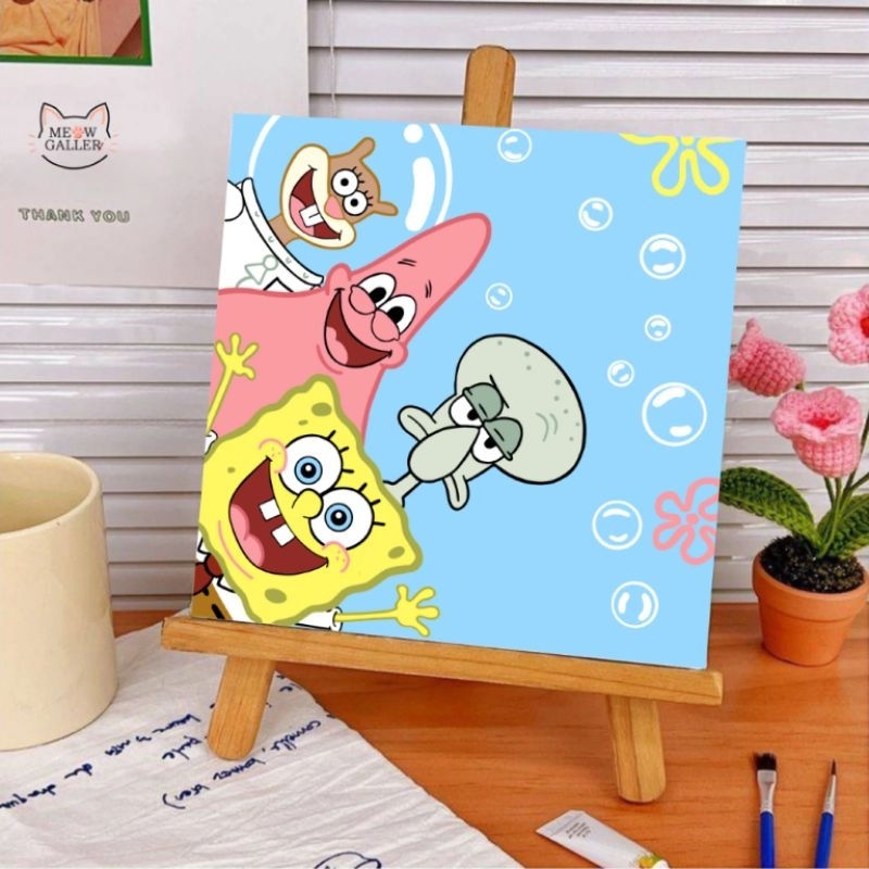 

Paint by Numbers 20x20cm - Spongebob SquarePants Series