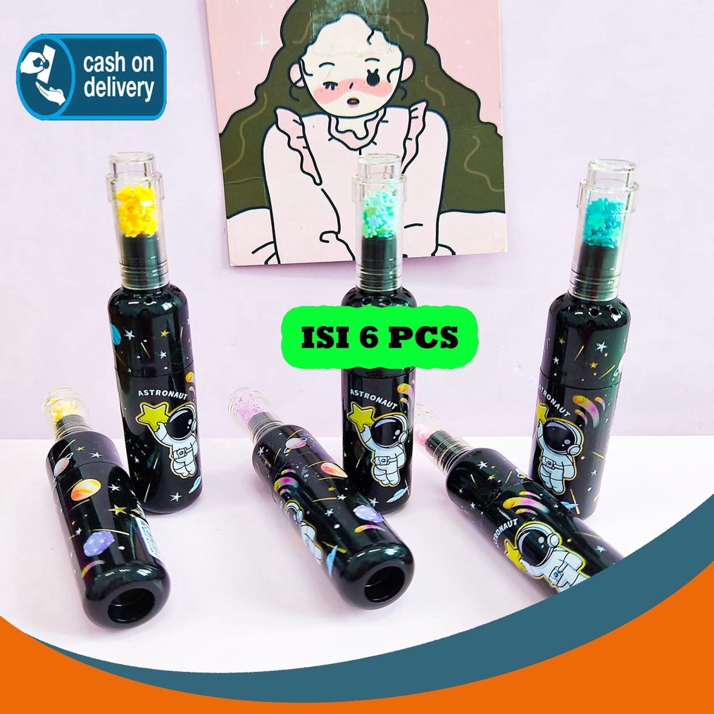 

HIGHLIGHTER ASTRONOT 1 BOX ISI 6 PCS ALAT TULIS UNIK SPIDOL ANGKASA LUAR WARNA STABILO KODE I8I1
