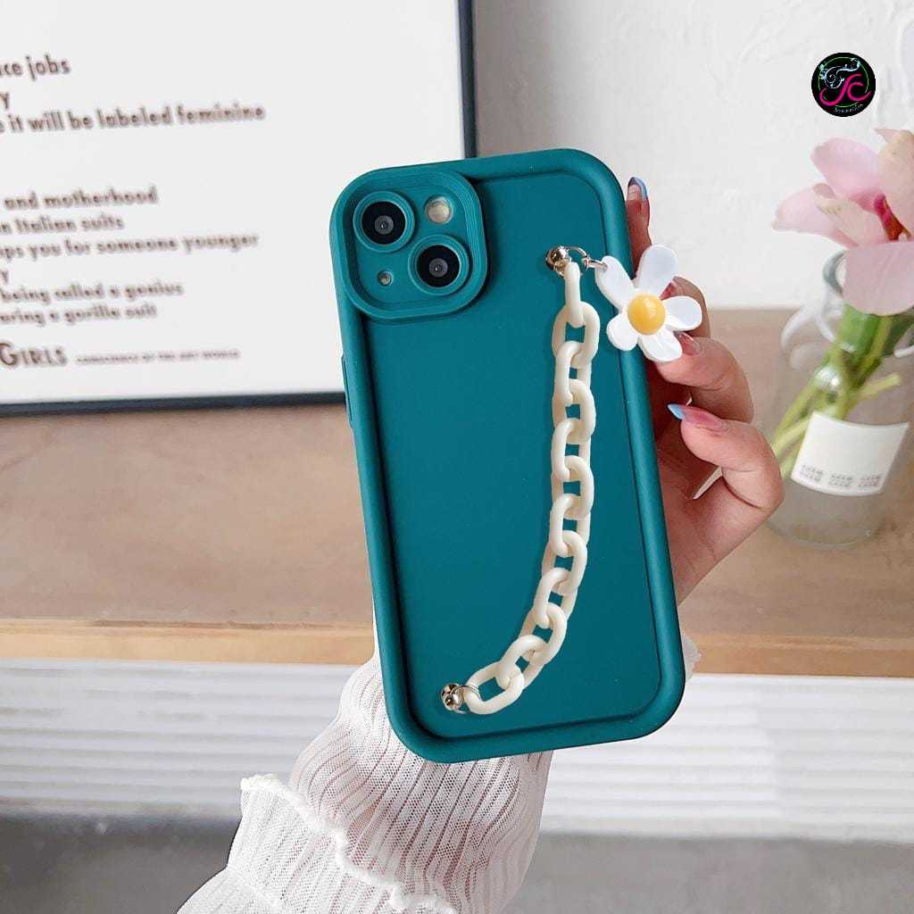 GC94 Case Casing Silikon Matte Rose Daisy Chain Grip - Casing Hp Compatible For REDMI 8 8A PRO 9 14C
