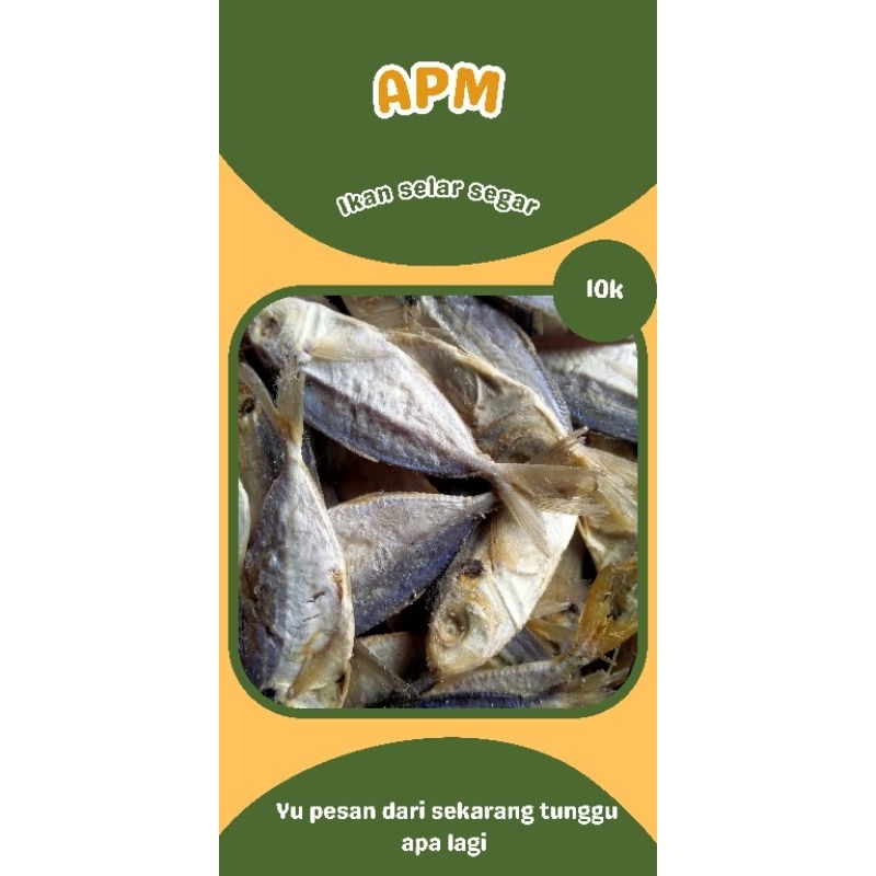 

ikan asin selar berat 200gram