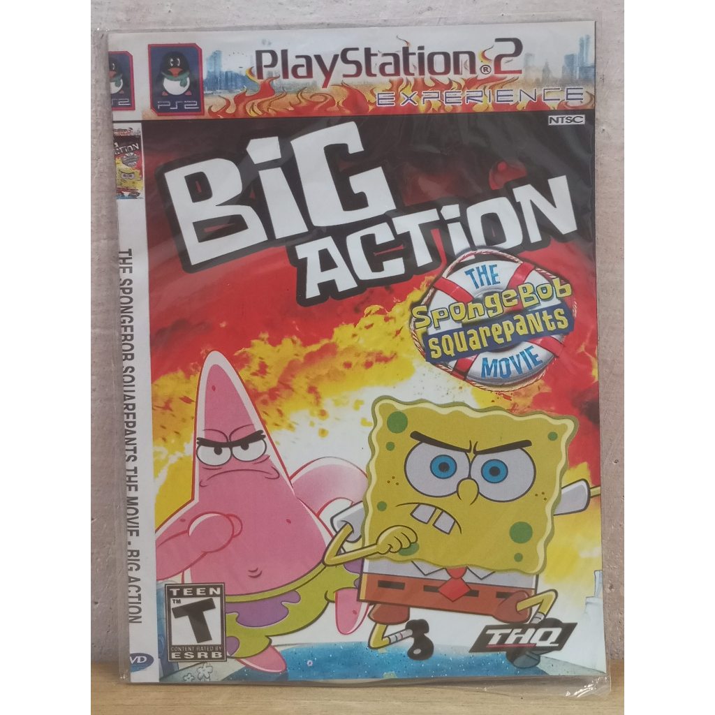 KASET PS2 KOPAB: SPONGEBOB THE MOVIE BIG ACTION