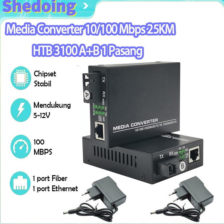 HTB 31 Converter Htb 31 Netlink HTB31 Media Converter Fo Htb A Konverter Fo Htb B Fiber Optic Htb 31