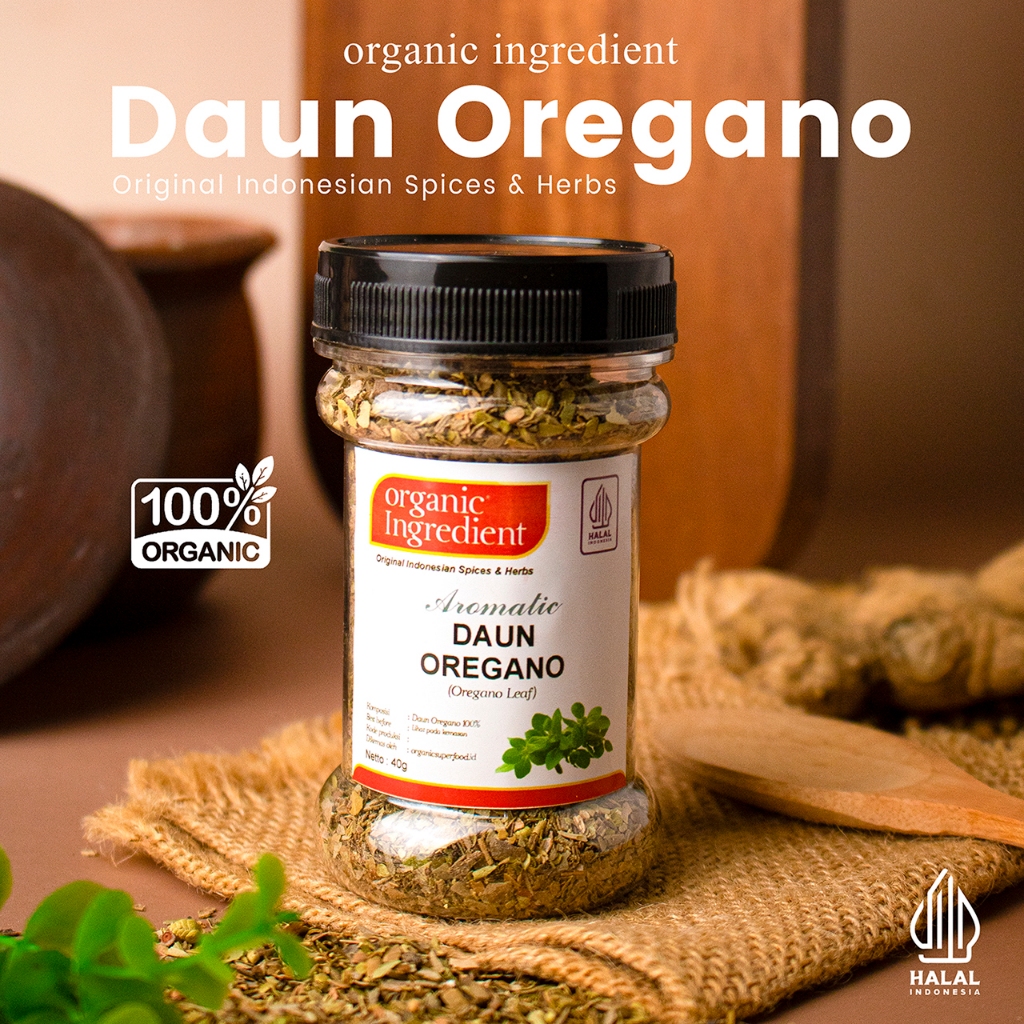 

Organic Ingredient Daun Oregano Original Rempah Indonesia Bumbu Dapur