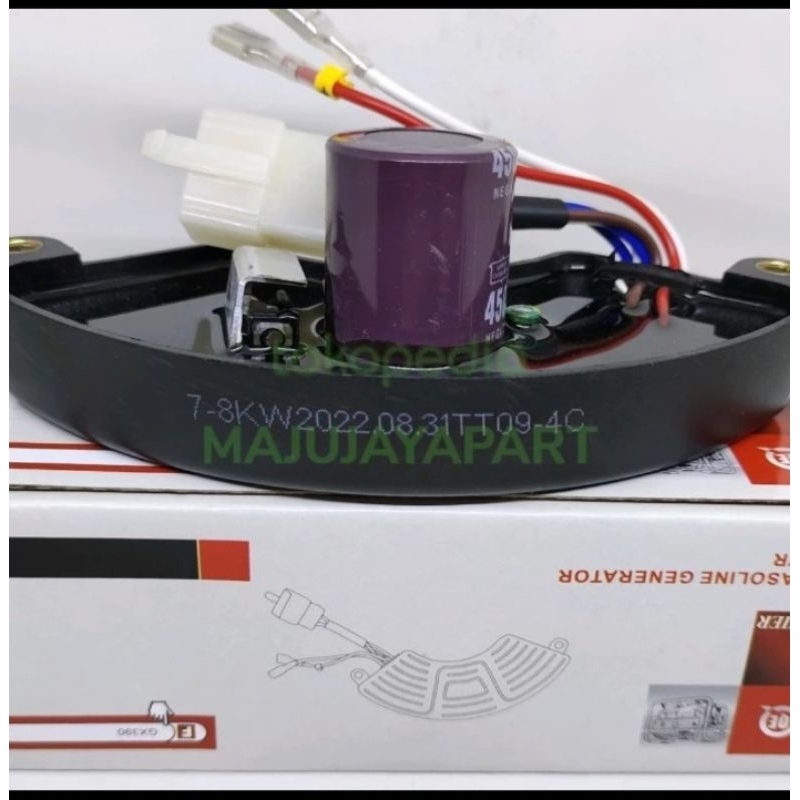 avr genset 7-8kw 6 kabel 1 phase 450V 680UF