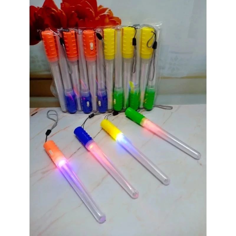 Mainan tongkat lampu Mainan stik lampu led isi 12 pcs
