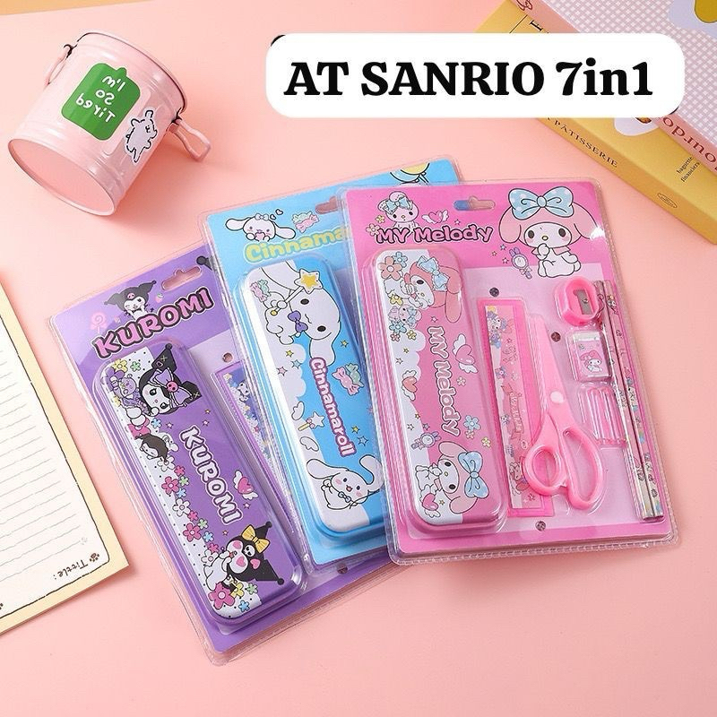 

DEALSHOP21 | Paket Stationery Set / ATK Set Kotak Pensil Sanrio Premium Edition