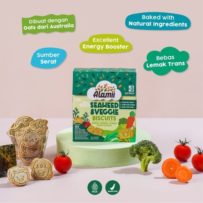 

Alamii Multigrain Biscuits (3 bags x 20g)