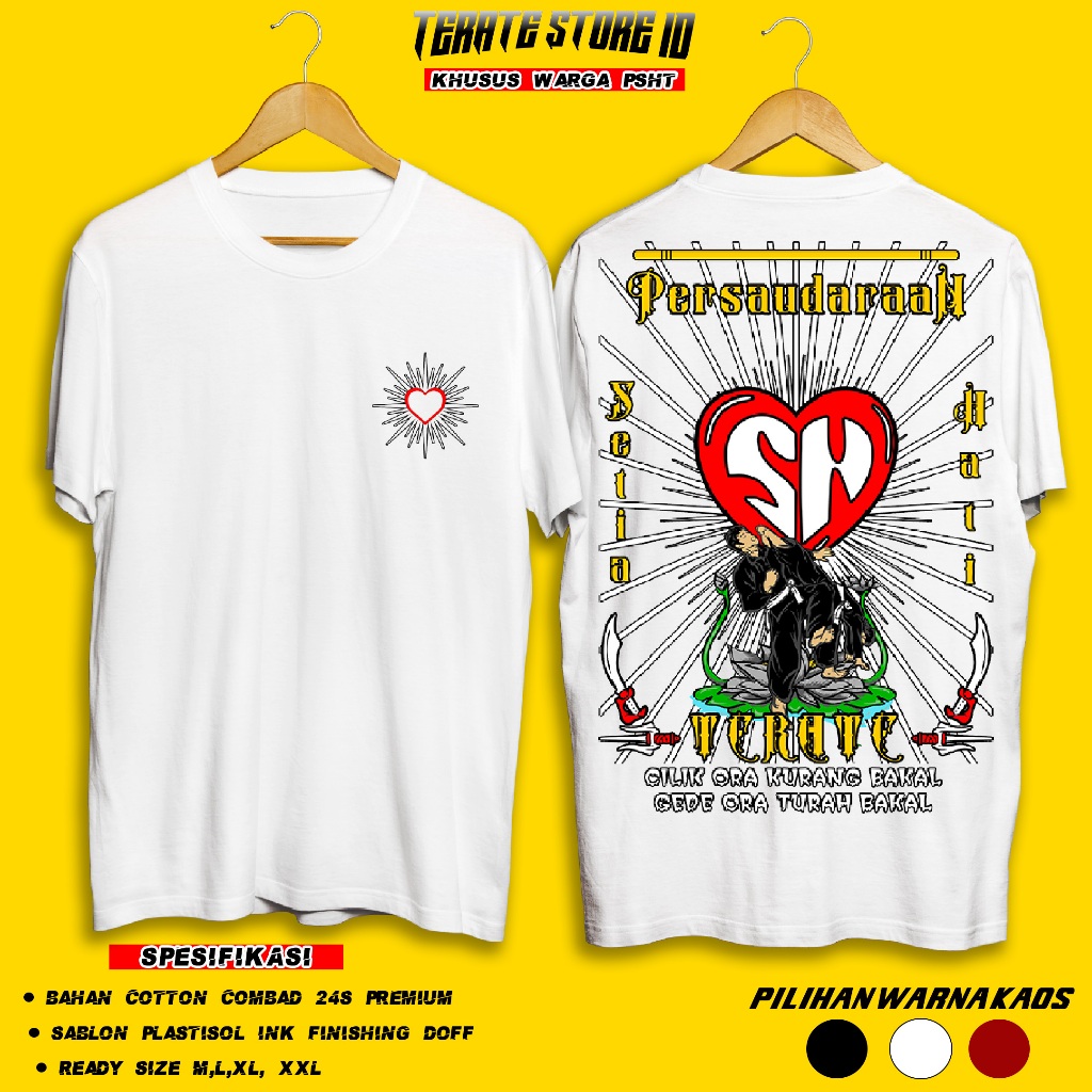 ATRIBUT PSHT - KAOS PSHT SH TERATE JAPANESE STYLE KEKINIAN (BERBAHAN DISTRO DAN BISA COD) TERATE STO