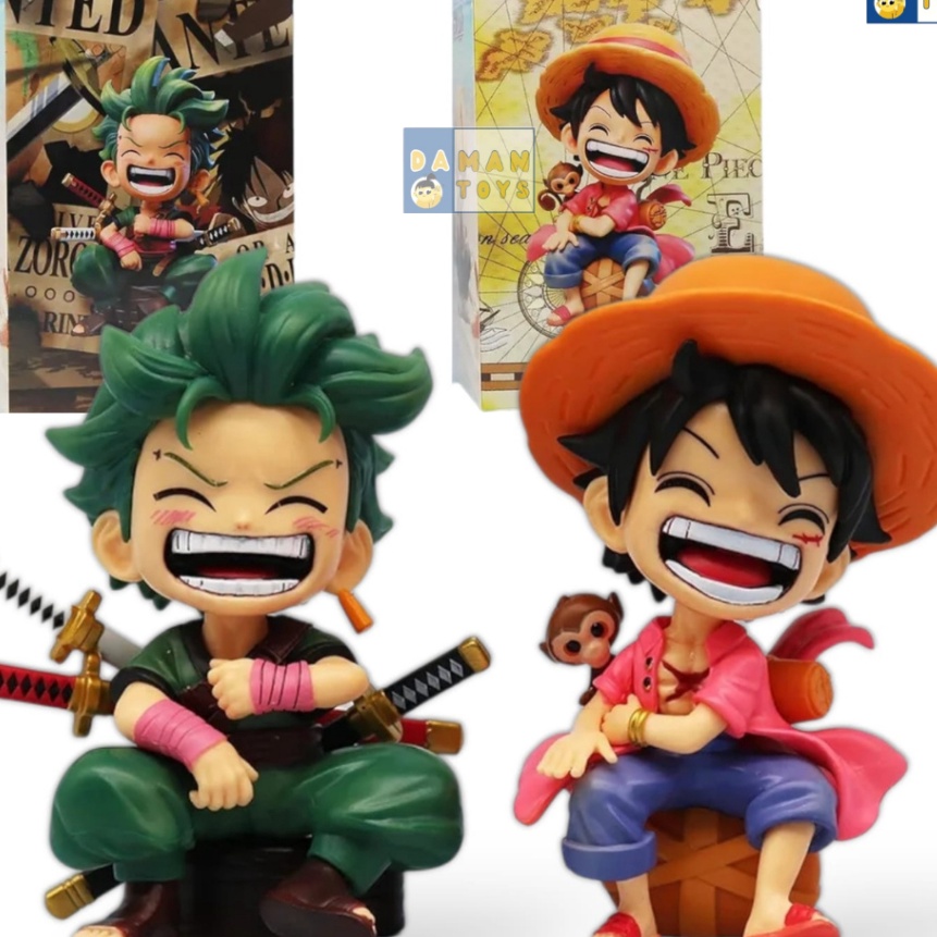 Cepat One Piece Action Figure Zoro Roronoa Resin Lufyy Koleksi Pajangan Anime