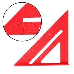 

Penggaris Siku Segitiga Speed Square Penggaris Tukang Aluminium 7 Inch
