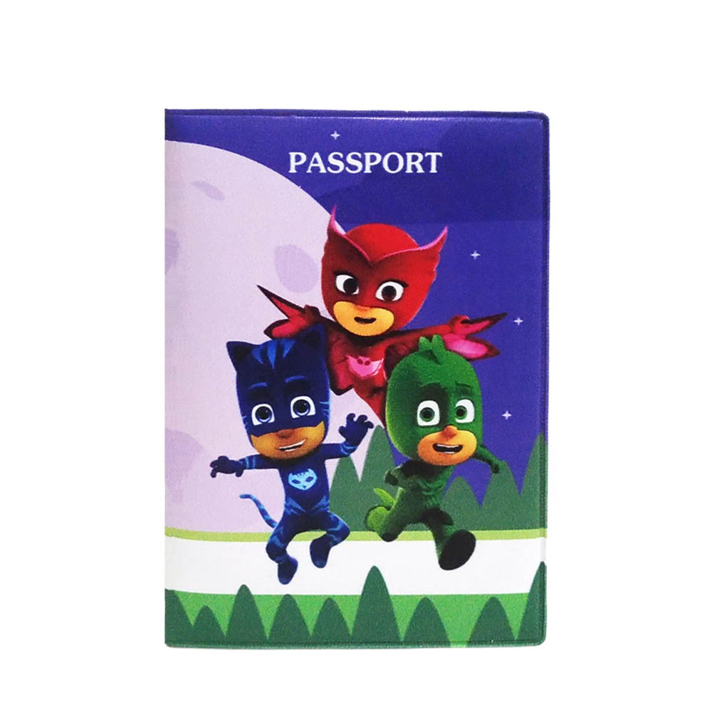 TREND Cover Passport PJ Masks Pasport Case Cover Sampul Buku Paspor Document Organizer 135