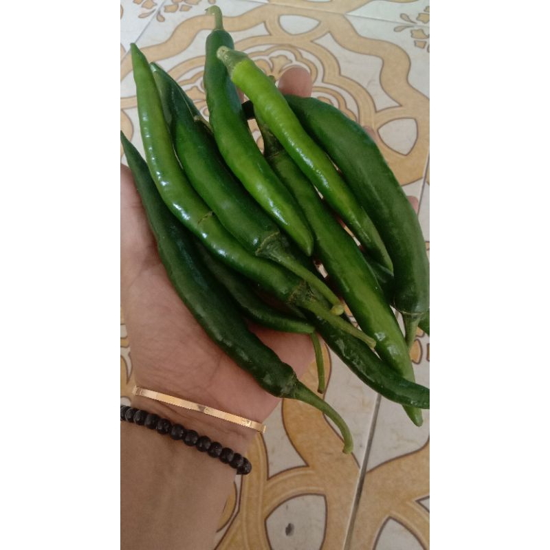 

Lombok ijo (lombok kresengan) kemasan 250gr