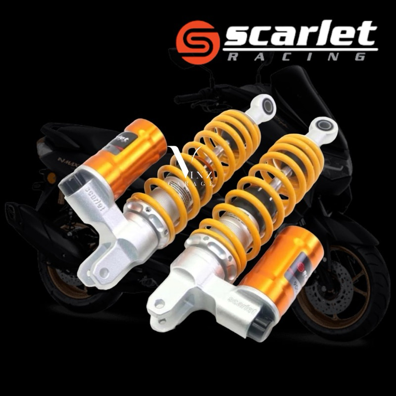 Shock Yamaha Nmax New By Scarlet Racing // Shock Scarlet Nmax New Connected Tabung Bawah// 310 Mm //