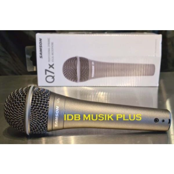 Mic Kabel Samson Q7X Q 7X Dynamic Microphone Original