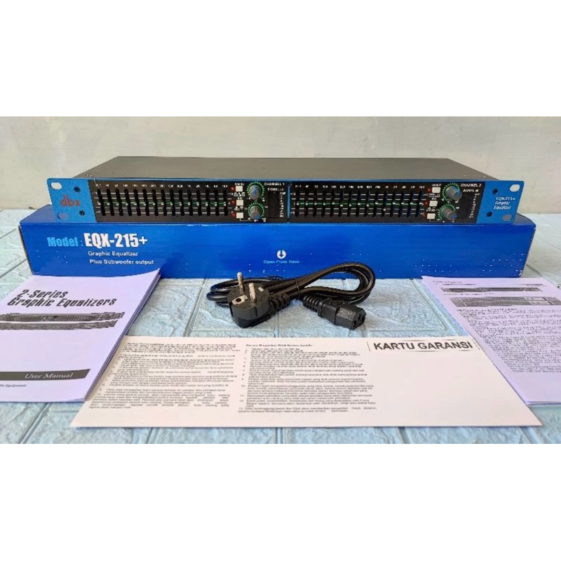EQUALIZER DBX EQX 215+ Sub & Frequency / Equalizer Dbx Eqx 215+sub / equalizer dbx 215 sub