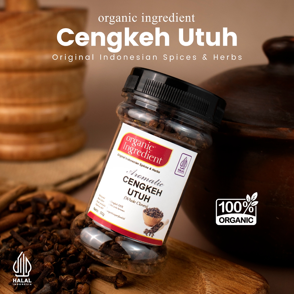 

Organic Ingredient Cengkeh Utuh Original Rempah Indonesia Bumbu Dapur