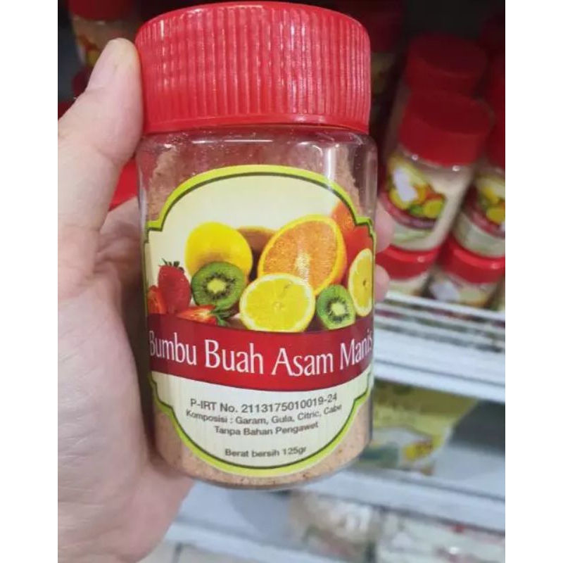 

bumbu buah asin dan pedas 125 gr