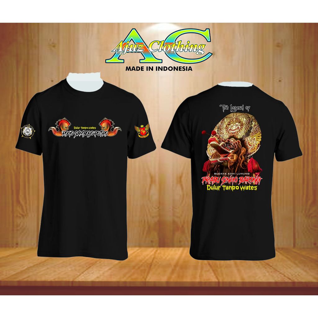 KAOS PRABU SINGO BARONG ROGO SAMBOYO PUTRO #KaosSablonPremium