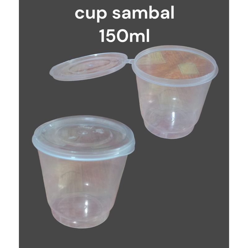 thinwall 150ml / cup sambal 150ml / cup puding / cup sambal
