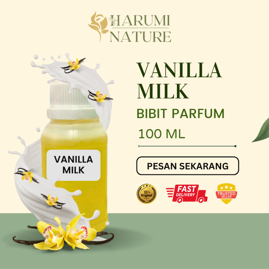 Bibit Parfum Murni Vanila Milk Biang Aroma Susu Vanila