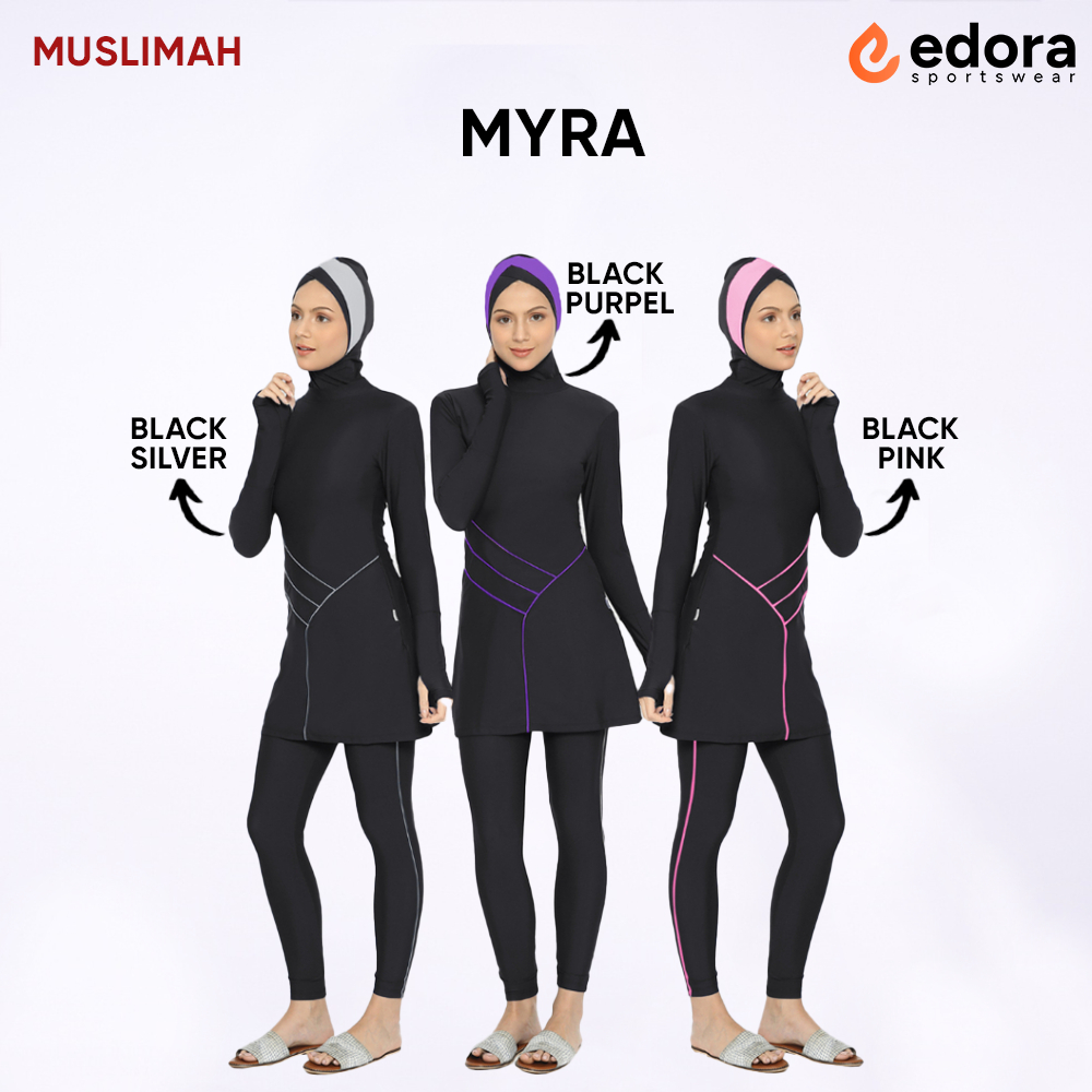 Edora Sportswear - Baju Renang Wanita Muslimah Edora Myra