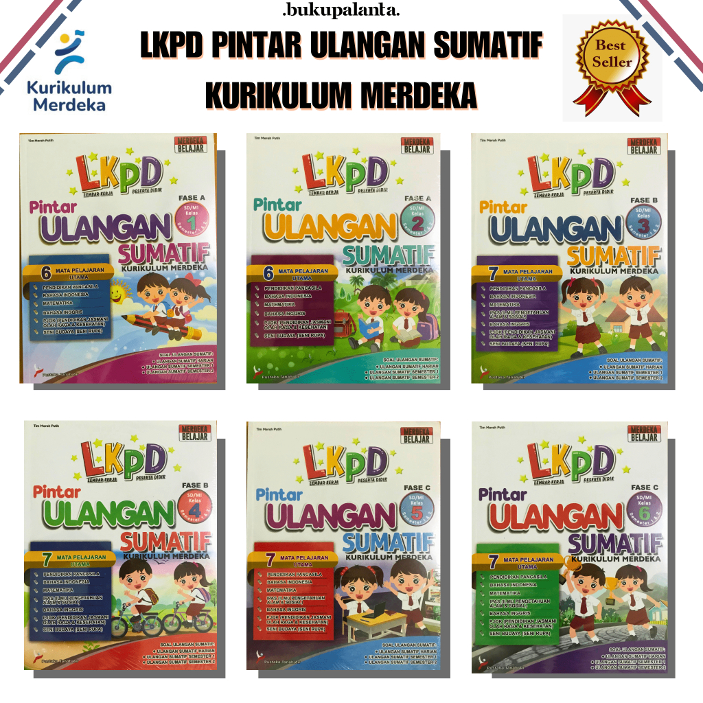 

LEMBAR KERJA PESERTA DIDIK (LKPD) PINTAR ULANGAN SUMATIF SD/MI KURIKULUM MERDEKA LENGKAP