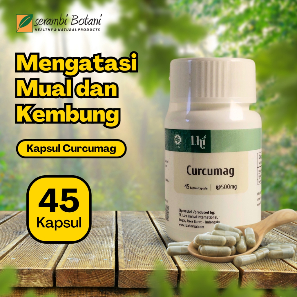 Kapsul Curcumag - Mengatasi Mual dan Kembung