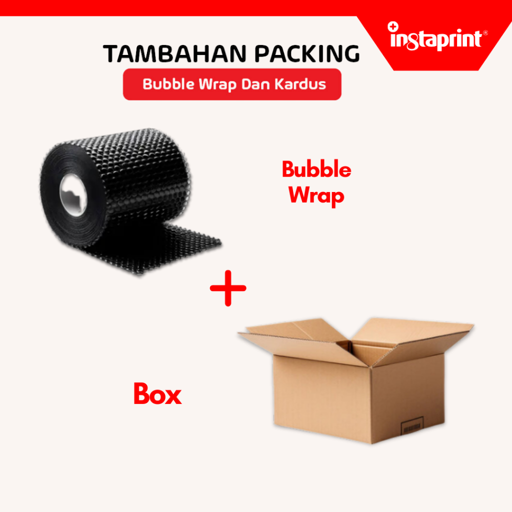 

Tambahan Extra Packing Pengiriman Bubble Wrap Dan Kardus