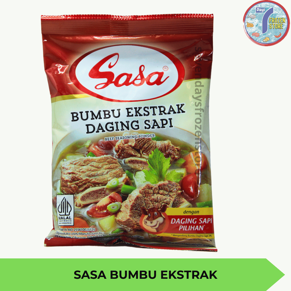 

Sasa Bumbu Ekstrak Daging Sapi Daging Ayam 250 gr