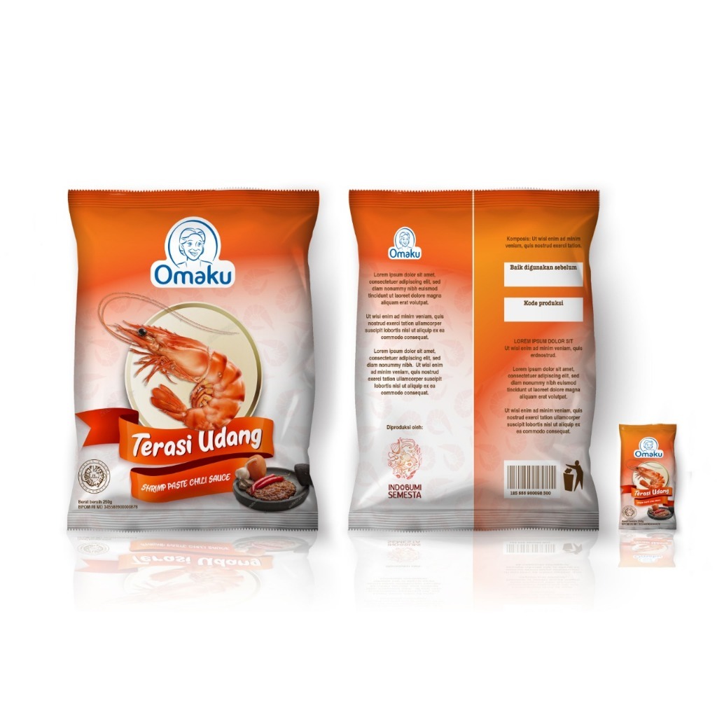 

MC LEWIS Omaku Terasi Udang Shrimp Paste 4,5 gr x 20pcs