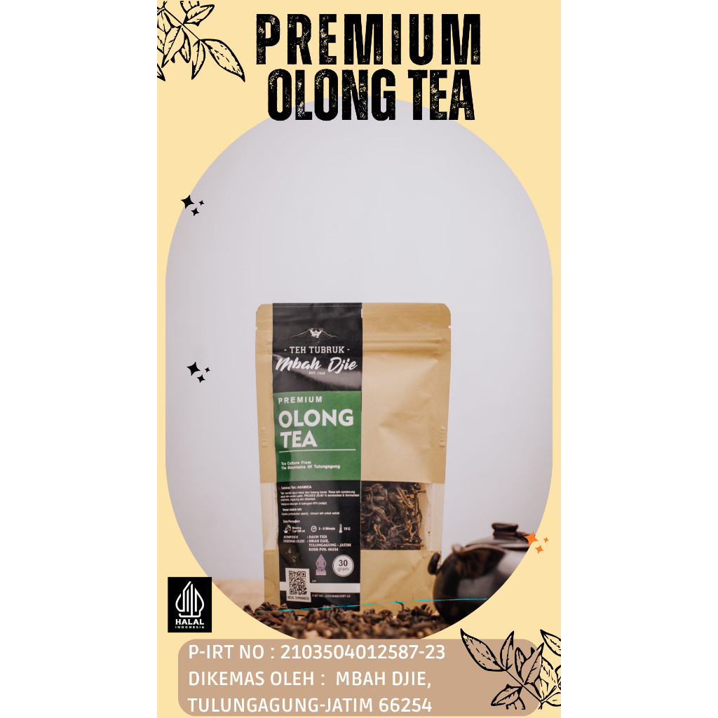 

Teh tubruk mbah djie olong tea 30GR
