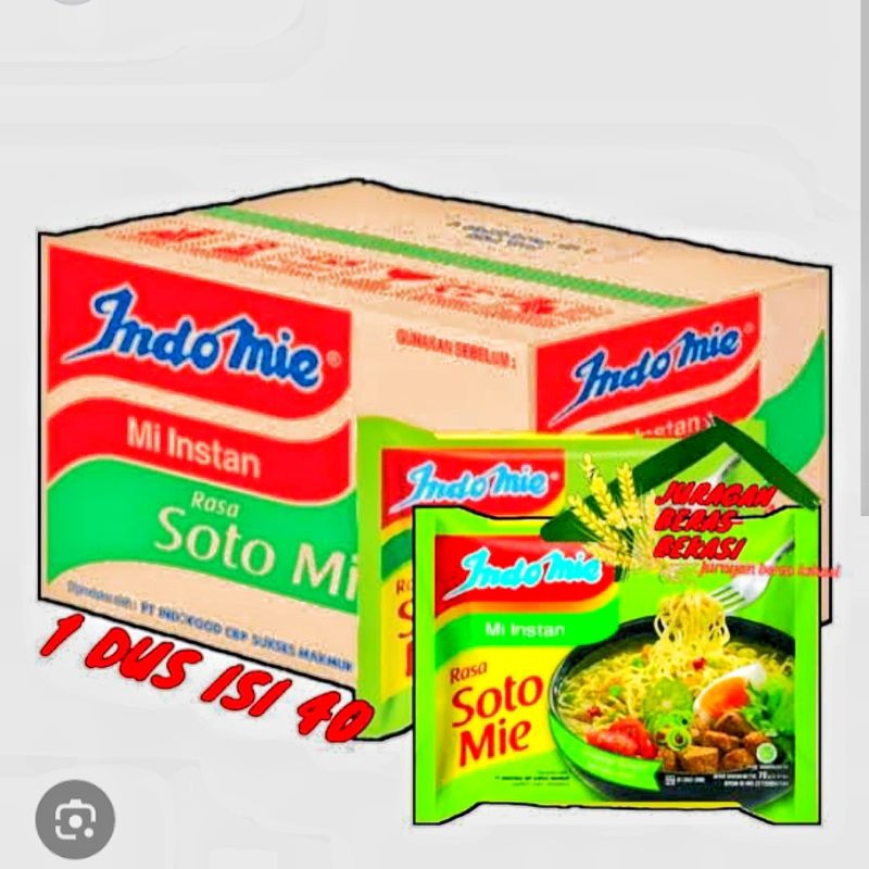

indomie rasa soto spesial 1 karton isi 40 pcs