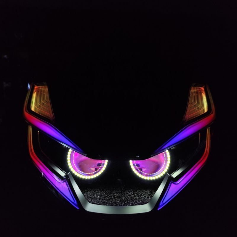 REFLEKTOR LAMPU DEPAN PCX 160 BILLED AES TURBO EXPERIENCE 60 WATT